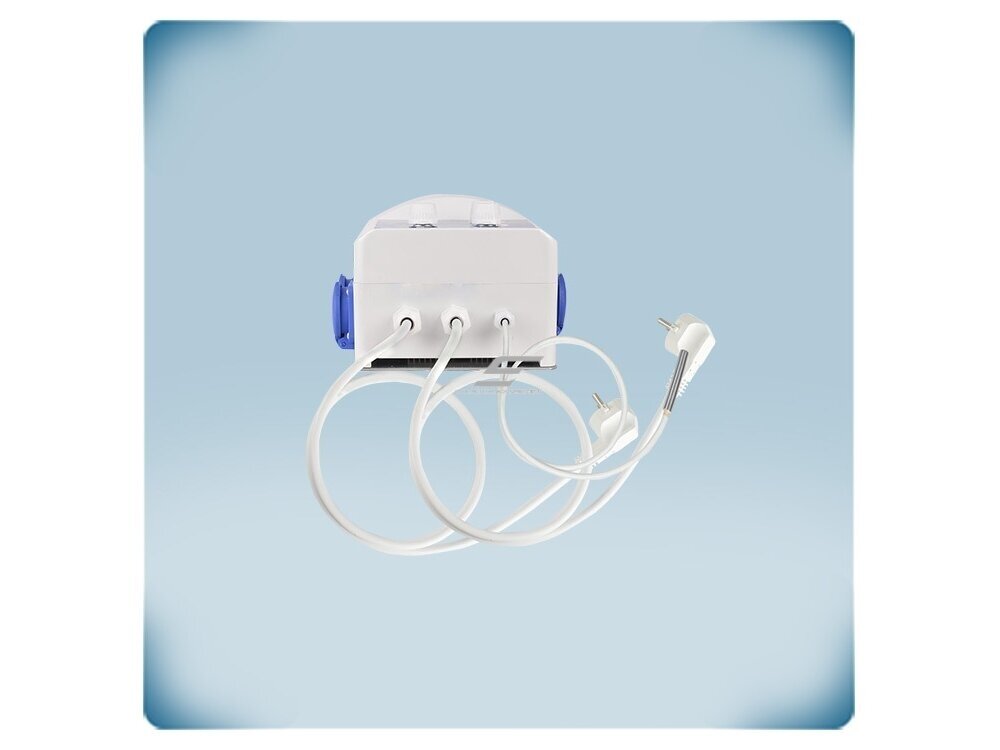Ventiliatoriaus greičio ir elektrinio šildytuvo reguliatorius pagal temperatūrą | 5-35°C | 3A | 230VAC | Schuko lizdai | Sentera Controls | GTEE1-30-DT 3