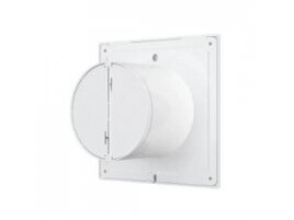 Ventiliatorius su atbuliniu vožtuvu sklende | D100 | 230V | 160x160x92mm | plastikas | balta | PL43 1 Ventiliatorius su atbuliniu vožtuvu sklende | D100 | 230V | 160x160x92mm | plastikas | balta | PL43 1