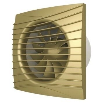 Wentylator z zaworem zwrotnym | D100 | 230V | 155x155x108mm | IP24 | plastikowy | złoty/szampanowy kolor | TY4SA