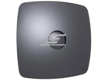 Ventiliatorius su atbuliniu vožtuvu | sklende | D100 | 230V | 170x170x118mm | IP24 | plastikinis | tamsiai pilkos spalvos | OIR4STP