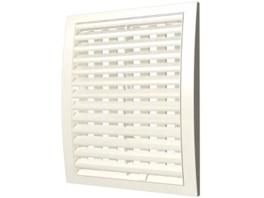Ventiliacijos grotelės | vėdinimo sistemoms | 180x250mm | kvadratinės | išorinės | nuimamos | dramblio kaulo spalva | plastikinės | 1825VGBI Ventiliacijos grotelės | vėdinimo sistemoms | 180x250mm | kvadratinės | išorinės | nuimamos | dramblio kaulo spalva | plastikinės | 1825VGBI