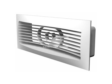 Ventiliacijos grotelės | vėdinimo sistemoms | 140x85mm | su flanšu 110x55mm | balta spalva | plastikinės | 148VGO Ventiliacijos grotelės | vėdinimo sistemoms | 140x85mm | su flanšu 110x55mm | balta spalva | plastikinės | 148VGO