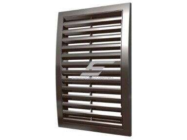 Ventiliacijos grotelės | vėdinimo sistemoms | 200x300mm | kvadratinės | išorinės | nuimamos | ruda spalva | plastikinės | 2030VGIB Ventiliacijos grotelės | vėdinimo sistemoms | 200x300mm | kvadratinės | išorinės | nuimamos | ruda spalva | plastikinės | 2030VGIB