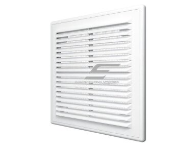 Ventiliacijos grotelės | vėdinimo sistemoms | 249x249mm | kvadratinės | nuimamos | balta spalva | plastikinės | 2525VGN Ventiliacijos grotelės | vėdinimo sistemoms | 249x249mm | kvadratinės | nuimamos | balta spalva | plastikinės | 2525VGN