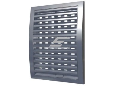 Ventiliacijos grotelės | vėdinimo sistemoms | 350x350mm | kvadratinės | išorinės | nuimamos | pilka spalva | plastikinės | 3535VGBG Ventiliacijos grotelės | vėdinimo sistemoms | 350x350mm | kvadratinės | išorinės | nuimamos | pilka spalva | plastikinės | 3535VGBG