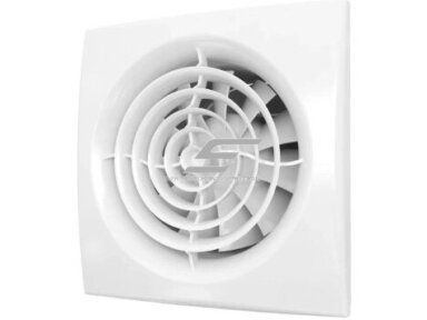 Ventiliatorius su atbuliniu vožtuvu | sklende | D125 | 230V | 175x175x110,5mm | IP24 | plastikinis | baltos spalvos | AU5S Ventiliatorius su atbuliniu vožtuvu | sklende | D125 | 230V | 175x175x110,5mm | IP24 | plastikinis | baltos spalvos | AU5S