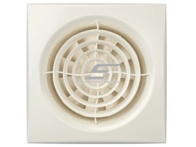 Ventiliatorius su atbuliniu vožtuvu | sklende | D100 | 230V | 155x155x101mm | IP24 | plastikinis | dramblio kaulo spalvos | AU4SDK Ventiliatorius su atbuliniu vožtuvu | sklende | D100 | 230V | 155x155x101mm | IP24 | plastikinis | dramblio kaulo spalvos | AU4SDK