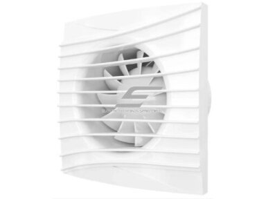 Ventiliatorius su atbuliniu vožtuvu | sklende | D100 | 230V | 155x155x108mm | plastikinis | baltos spalvos | TY4S Ventiliatorius su atbuliniu vožtuvu | sklende | D100 | 230V | 155x155x108mm | plastikinis | baltos spalvos | TY4S