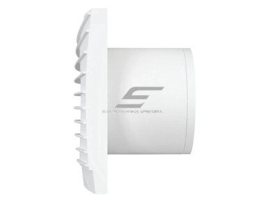 Ventiliatorius su atbuliniu vožtuvu | sklende | D100 | 230V | 155x155x108mm | IP24 | plastikinis | matinės baltos spalvos | TY4SMB Ventiliatorius su atbuliniu vožtuvu | sklende | D100 | 230V | 155x155x108mm | IP24 | plastikinis | matinės baltos spalvos | TY4SMB