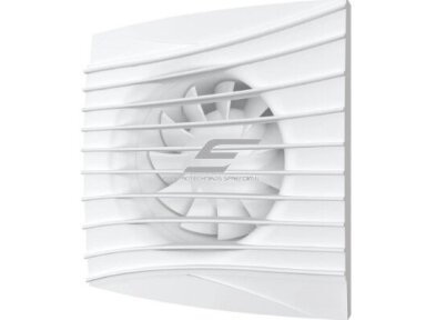 Ventiliatorius su atbuliniu vožtuvu | sklende | D100 | 230V | 155x155x108mm | IP24 | plastikinis | matinės baltos spalvos | TY4SMB Ventiliatorius su atbuliniu vožtuvu | sklende | D100 | 230V | 155x155x108mm | IP24 | plastikinis | matinės baltos spalvos | TY4SMB