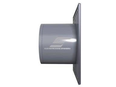 Ventiliatorius su atbuliniu vožtuvu | sklende | D100 | 230V | 160x160x92mm | IP24 | plastikinis | tamsiai pilkos spalvos | PL4STP Ventiliatorius su atbuliniu vožtuvu | sklende | D100 | 230V | 160x160x92mm | IP24 | plastikinis | tamsiai pilkos spalvos | PL4STP