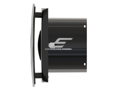 Ventiliatorius | D100 | 220V | 151x151x103mm | plastikinis | juodos spalvos | IP24