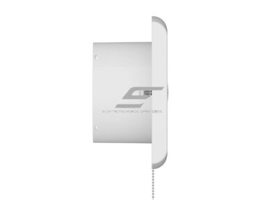 Ventiliatorius su virvele | D120 | 230V | 181x181x69mm | IP24 | plastikinis | baltos spalvos | WD1202