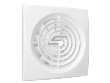 Ventiliatorius su atbuliniu vožtuvu | sklende | D150 | 230V | 205x205x136mm | IP24 | plastikinis | baltos spalvos | AU6S3 Ventiliatorius su atbuliniu vožtuvu | sklende | D150 | 230V | 205x205x136mm | IP24 | plastikinis | baltos spalvos | AU6S3