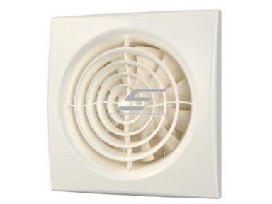 Ventiliatorius su atbuliniu vožtuvu | sklende | D125 | 230V | 175x175x110,5mm | IP24 | plastikinis | dramblio kaulo spalvos | AU5SDK Ventiliatorius su atbuliniu vožtuvu | sklende | D125 | 230V | 175x175x110,5mm | IP24 | plastikinis | dramblio kaulo spalvos | AU5SDK