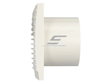 Ventiliatorius su atbuliniu vožtuvu | sklende | D125 | 230V | 175x175x117,5mm | IP24 | plastikinis | dramblio kaulo spalvos | TY5SDK Ventiliatorius su atbuliniu vožtuvu | sklende | D125 | 230V | 175x175x117,5mm | IP24 | plastikinis | dramblio kaulo spalvos | TY5SDK