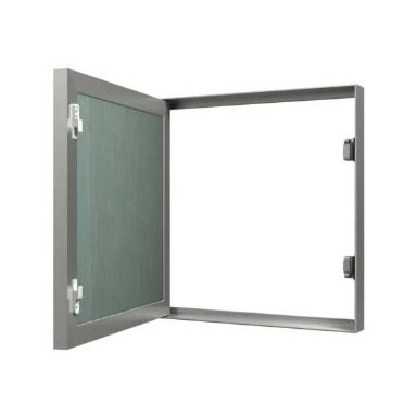 Inspection hatch-door with push-to-open mechanism | 200x200x30mm | aluminum profile | RDL2020 Inspection hatch-door with push-to-open mechanism | 200x200x30mm | aluminum profile | RDL2020