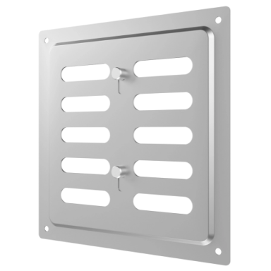 Ventilācijas reste | ventilācijas sistēmām | 150×154 mm | sudraba krāsa | cinkots tērauds Ventilācijas reste | ventilācijas sistēmām | 150×154 mm | sudraba krāsa | cinkots tērauds