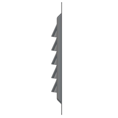 Ventilation grille | for ventilation systems | with mesh | 125×125 mm | grey color | galvanized steel Ventilation grille | for ventilation systems | with mesh | 125×125 mm | grey color | galvanized steel