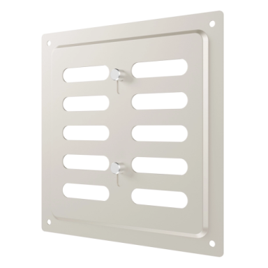 Ventilācijas reste | ventilācijas sistēmām | 150×154 mm | smilšu krāsa | cinkots tērauds Ventilācijas reste | ventilācijas sistēmām | 150×154 mm | smilšu krāsa | cinkots tērauds