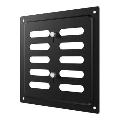 Ventilācijas reste | ventilācijas sistēmām | 150×154 mm | melns krāsa | cinkots tērauds Ventilācijas reste | ventilācijas sistēmām | 150×154 mm | melns krāsa | cinkots tērauds