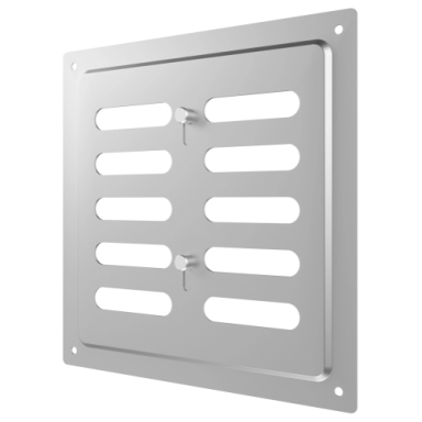 Ventilācijas reste | ventilācijas sistēmām | 175×175 mm | sudraba krāsa | cinkots tērauds Ventilācijas reste | ventilācijas sistēmām | 175×175 mm | sudraba krāsa | cinkots tērauds