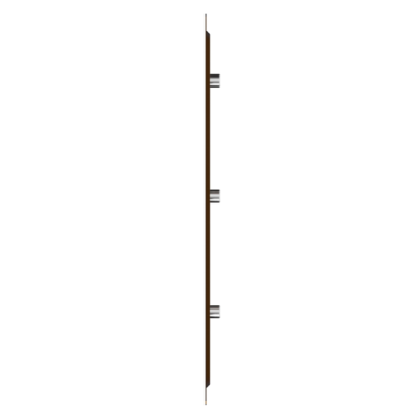 Ventilācijas reste | ventilācijas sistēmām | 168×242 mm | brūns krāsa | cinkots tērauds Ventilācijas reste | ventilācijas sistēmām | 168×242 mm | brūns krāsa | cinkots tērauds
