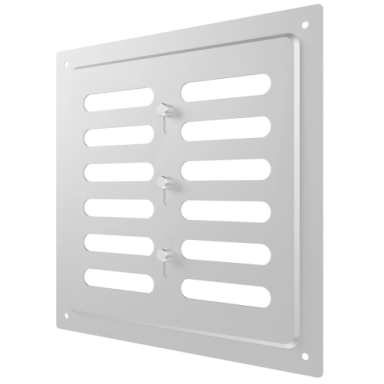 Ventilācijas reste | ventilācijas sistēmām | 200×200 mm | sudraba krāsa | cinkots tērauds Ventilācijas reste | ventilācijas sistēmām | 200×200 mm | sudraba krāsa | cinkots tērauds