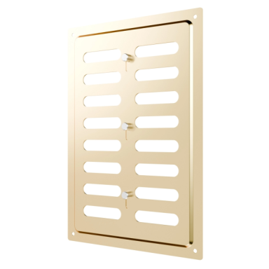 Ventilācijas reste | ventilācijas sistēmām | 168×242 mm | zelta krāsa | cinkots tērauds Ventilācijas reste | ventilācijas sistēmām | 168×242 mm | zelta krāsa | cinkots tērauds