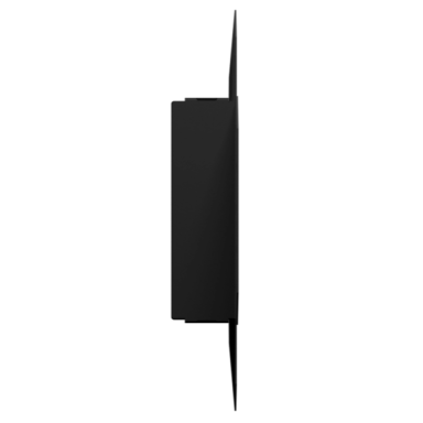 Ventilation grille | for ventilation systems | concealed installation | 190×390 mm | matte black | steel Ventilation grille | for ventilation systems | concealed installation | 190×390 mm | matte black | steel