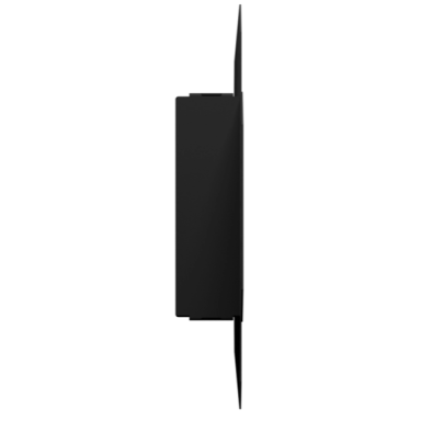 Ventilation grille | for ventilation systems | concealed installation | 190×340 mm | matte black | steel Ventilation grille | for ventilation systems | concealed installation | 190×340 mm | matte black | steel