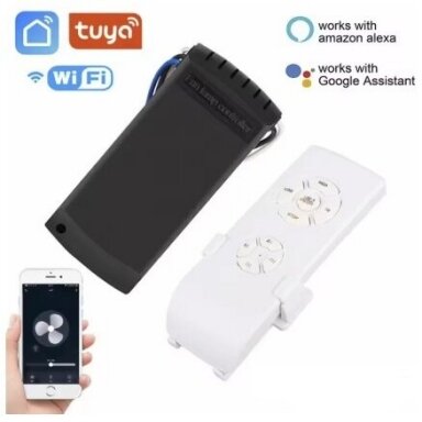 Умный контроллер потолочного вентилятора и светильника | пульт | 230V | Wi-Fi | Tuya Умный контроллер потолочного вентилятора и светильника | пульт | 230V | Wi-Fi | Tuya