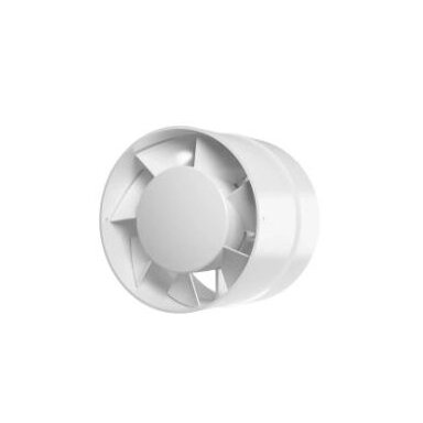 Kanalventilators | sadzīves | ventilācijas sistēmām | D160 | 103x103x80mm | IP24 | plastmasa | balts