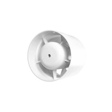 Kanalventilators | sadzīves | ventilācijas sistēmām | D160 | 103x103x80mm | IP24 | plastmasa | balts