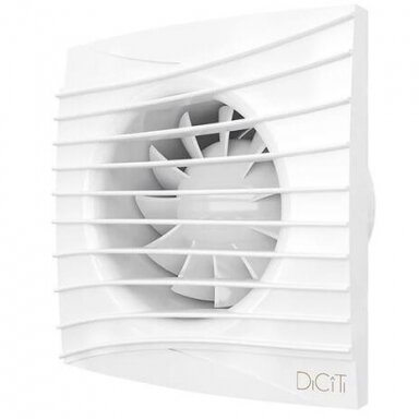 Fan with backdraft damper | D100 | 230V | 155x155x108mm | plastic | white | TY4STT Fan with backdraft damper | D100 | 230V | 155x155x108mm | plastic | white | TY4STT