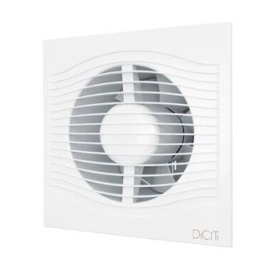Fan with backdraft damper | D100 | 230V | 160x160x92mm | plastic | white | PL43 Fan with backdraft damper | D100 | 230V | 160x160x92mm | plastic | white | PL43