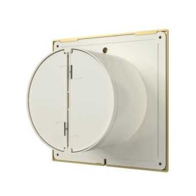 Вентилятор с обратным клапаном | D100 | 230V | 160x160x92мм | IP24 | Пластик | Золотой/Шампанский цвет | PL4SA
