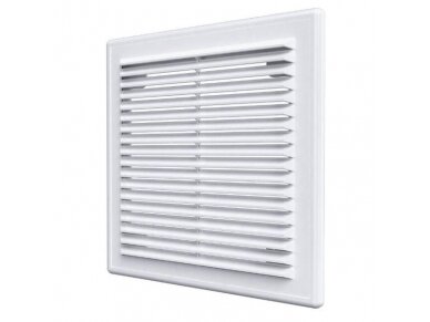 Ventiliacijos grotelės | vėdinimo sistemoms | 183x253mm | kvadratinės | nuimamos | balta spalva | plastikinės | A1825B Ventiliacijos grotelės | vėdinimo sistemoms | 183x253mm | kvadratinės | nuimamos | balta spalva | plastikinės | A1825B