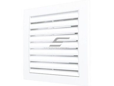 Ventiliacijos grotelės | vėdinimo sistemoms | 200x200mm | kvadratinės | nuimamos | su flanšu D125 | balta spalva | plastikinės | 2020VG125 Ventiliacijos grotelės | vėdinimo sistemoms | 200x200mm | kvadratinės | nuimamos | su flanšu D125 | balta spalva | plastikinės | 2020VG125