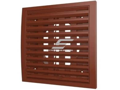 Ventiliacijos grotelės | vėdinimo sistemoms | 180x250mm | kvadratinės | išorinės | nuimamos | terakotos spalva | plastikinės | 1825VGBT Ventiliacijos grotelės | vėdinimo sistemoms | 180x250mm | kvadratinės | išorinės | nuimamos | terakotos spalva | plastikinės | 1825VGBT