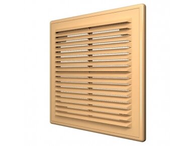Ventiliacijos grotelės | vėdinimo sistemoms | 249x249mm | kvadratinės | nuimamos | smėlio spalva | plastikinės | 2525VGNBE Ventiliacijos grotelės | vėdinimo sistemoms | 249x249mm | kvadratinės | nuimamos | smėlio spalva | plastikinės | 2525VGNBE