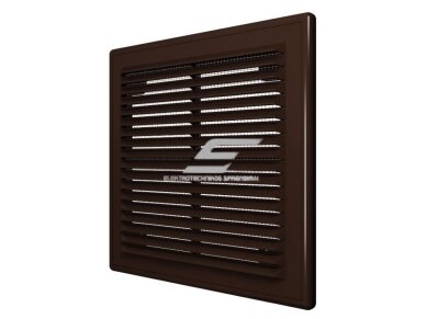 Ventiliacijos grotelės | vėdinimo sistemoms | 249x249mm | kvadratinės | nuimamos | ruda spalva | plastikinės | 2525VGNBR Ventiliacijos grotelės | vėdinimo sistemoms | 249x249mm | kvadratinės | nuimamos | ruda spalva | plastikinės | 2525VGNBR