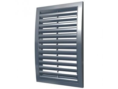 Ventiliacijos grotelės | vėdinimo sistemoms | 350x350mm | kvadratinės | išorinės | nuimamos | pilka spalva | plastikinės | 3535VGIG Ventiliacijos grotelės | vėdinimo sistemoms | 350x350mm | kvadratinės | išorinės | nuimamos | pilka spalva | plastikinės | 3535VGIG
