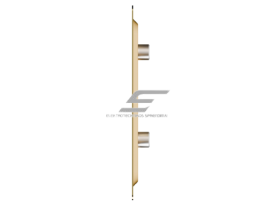 Ventiliacijos grotelės | vėdinimo sistemoms | 100х100mm | auksinės spalvos | cinkuotas plienas 1