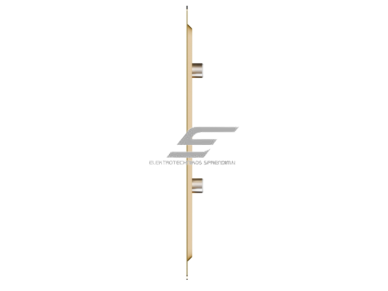 Ventiliacijos grotelės | vėdinimo sistemoms | 150х154mm | auksinės spalvos | cinkuotas plienas 1