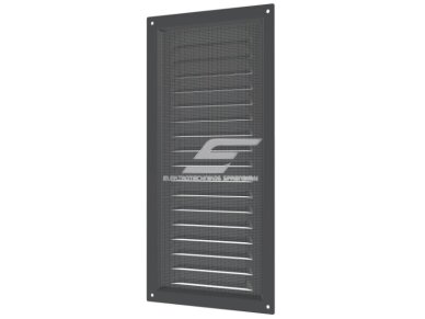 Ventiliacijos grotelės | vėdinimo sistemoms | 150х300mm | pilkos spalvos | cinkuotas plienas | 1530VGC 1
