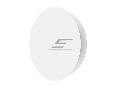 Ventiliacijos grotelės | vėdinimo sistemoms | su tinkleliu | apvalios | 170x170 | nuimamos | baltos spalvos | dažytas plienas