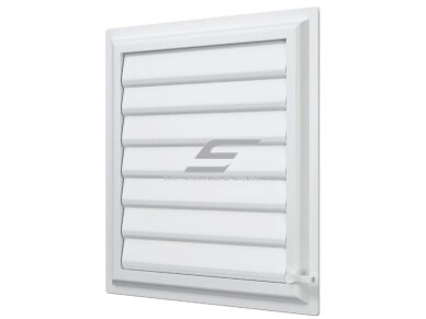 Ventiliacijos grotelės | vėdinimo sistemoms | su reguliuojamomis sklendėmis | 399x349mm | kvadratinės | balta spalva | plastikinės | 3540GRZ 1 Ventiliacijos grotelės | vėdinimo sistemoms | su reguliuojamomis sklendėmis | 399x349mm | kvadratinės | balta spalva | plastikinės | 3540GRZ 1