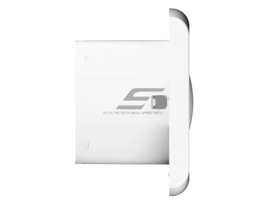 Ventiliatorius su atbuliniu vožtuvu | sklende | D100 | 230V | 151x151x70mm | IP24 | plastikinis | baltos spalvos | WD100S 2 Ventiliatorius su atbuliniu vožtuvu | sklende | D100 | 230V | 151x151x70mm | IP24 | plastikinis | baltos spalvos | WD100S 2