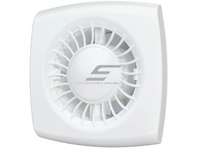 Ventiliatorius su atbuliniu vožtuvu | sklende | D100 | 230V | 151x151x70mm | IP24 | plastikinis | baltos spalvos | WD100S Ventiliatorius su atbuliniu vožtuvu | sklende | D100 | 230V | 151x151x70mm | IP24 | plastikinis | baltos spalvos | WD100S